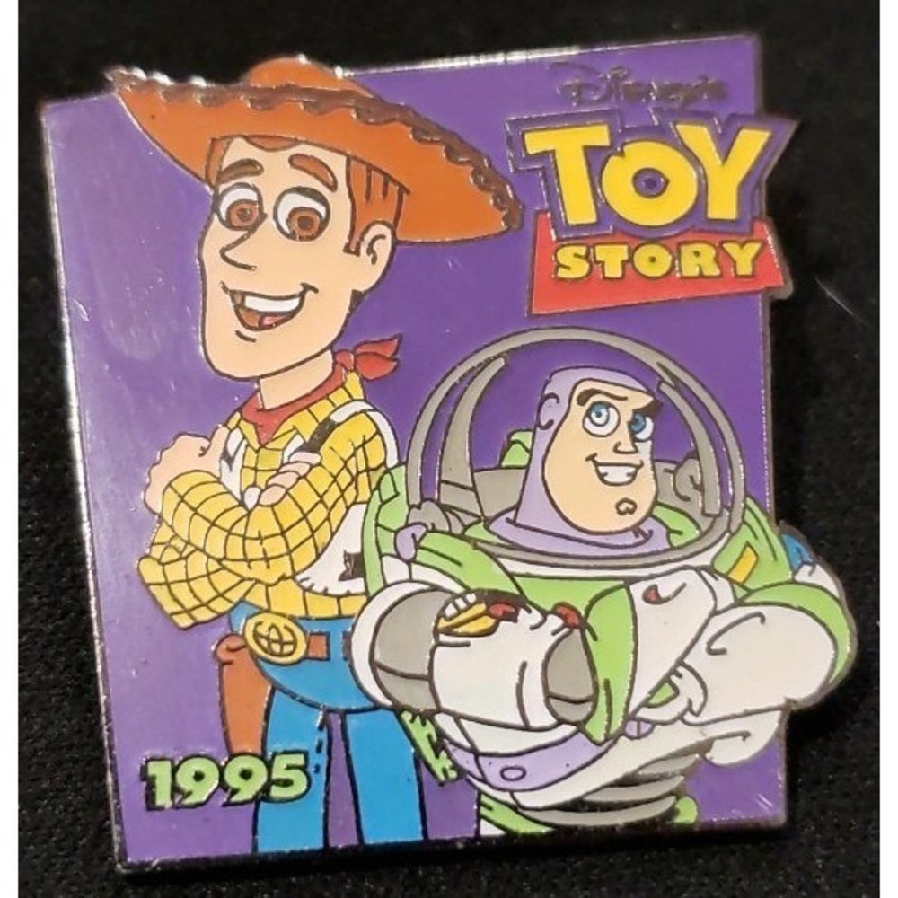 Disney Pin 377 Millennium Series 21 Toy Story Woody Buzz 1995 Fotoball Pin